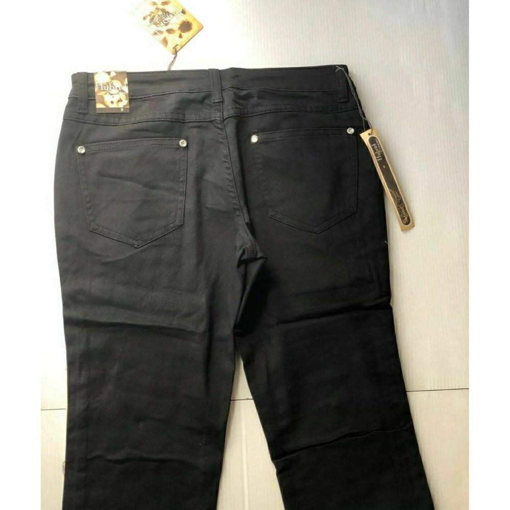 Hybrid & Company Womens Denim Side Stripe Jeans - Picture 4 of 8